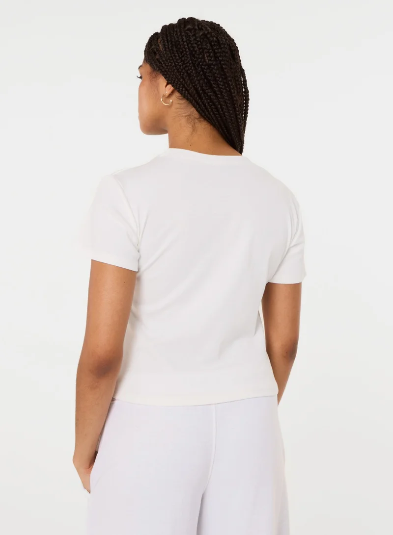 بينك فانيلا Beverly Hills Tennis Embellished T-Shirt